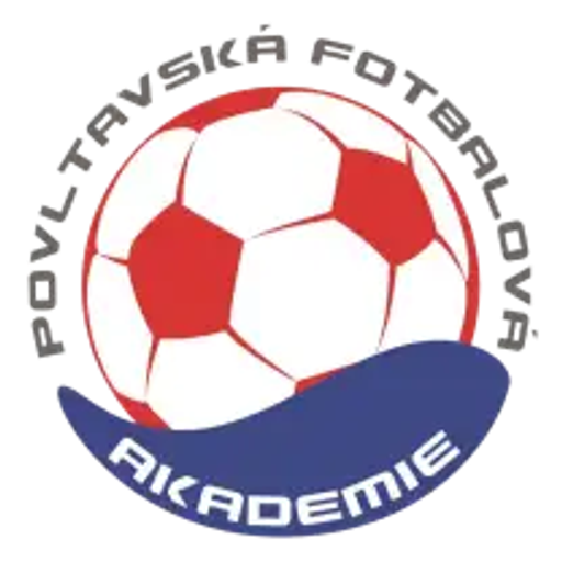 Povltavská fotbalová akademie logo
