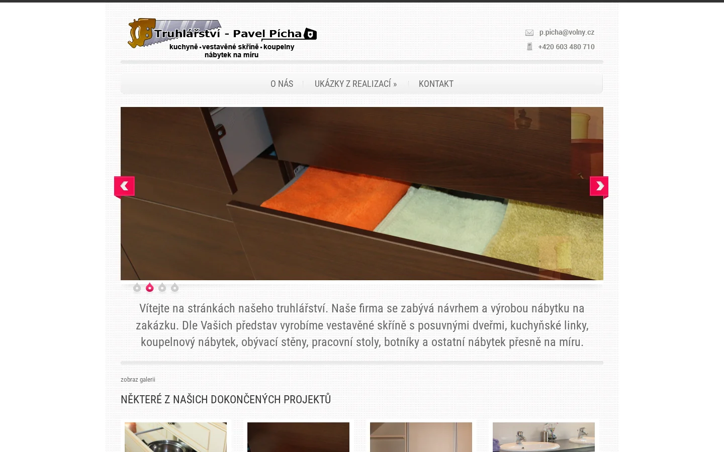 Truhlářství - Pavel Pícha website