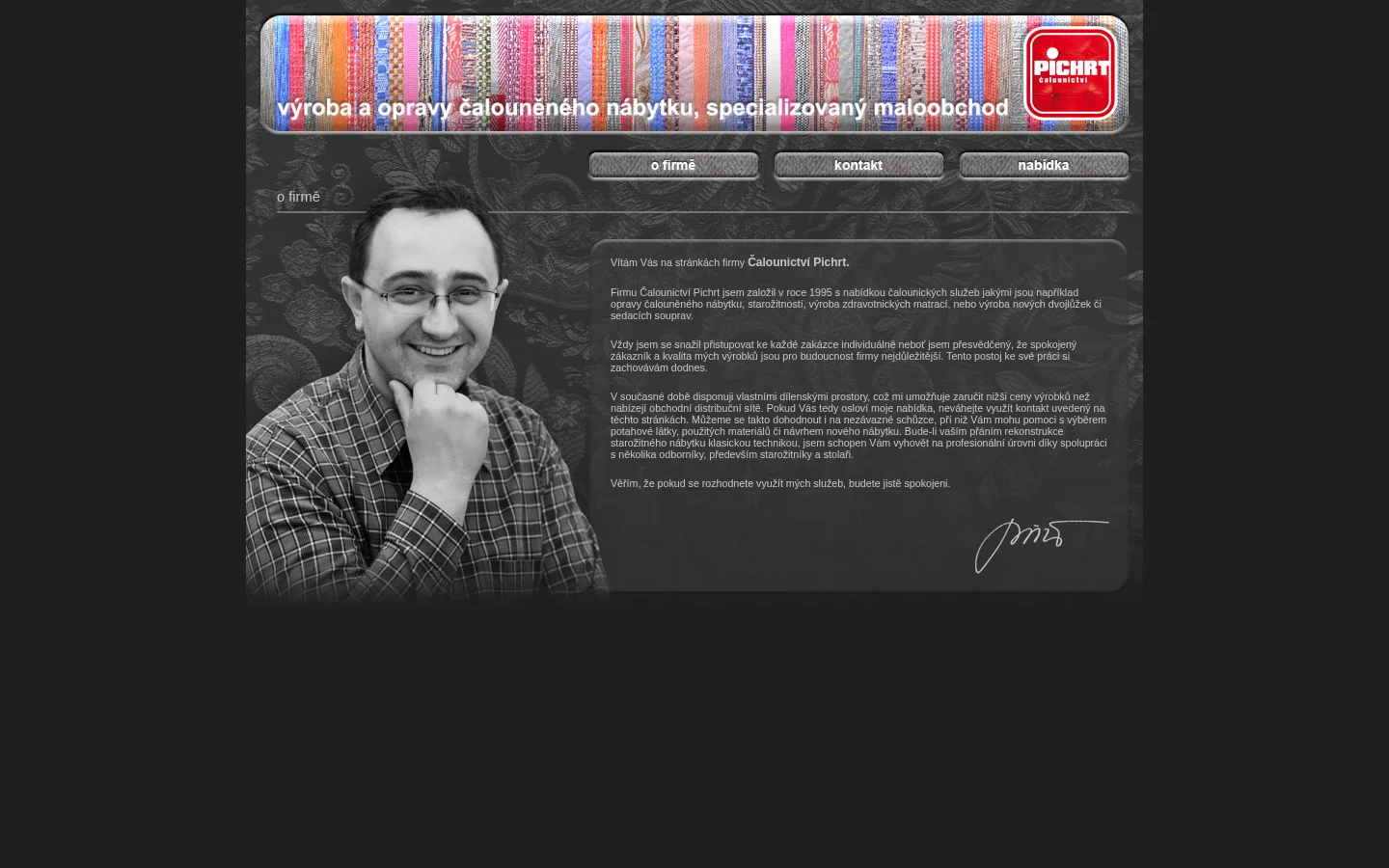 Luděk Pichrt website