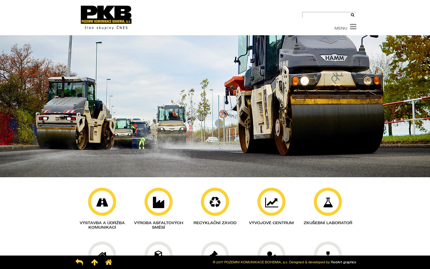POZEMNÍ KOMUNIKACE BOHEMIA, a.s. website