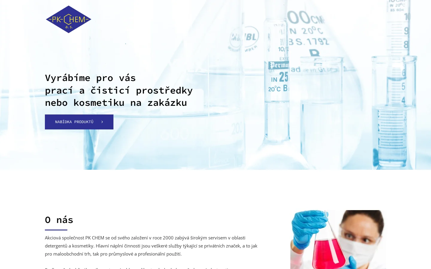 PKChem, a.s. website
