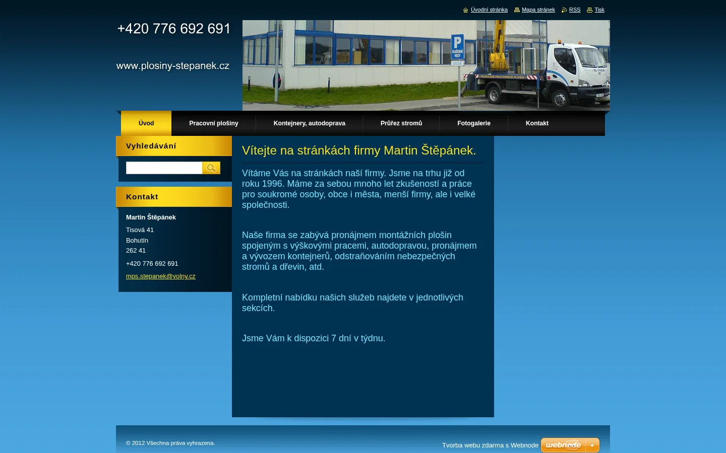 Martin Štěpánek - MPŠ Car website