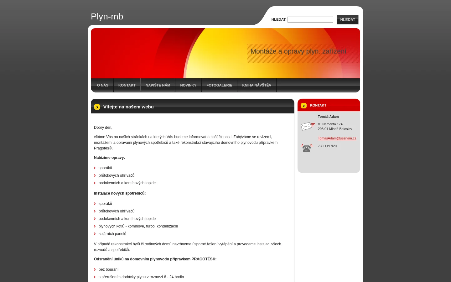 Plyn-mb website