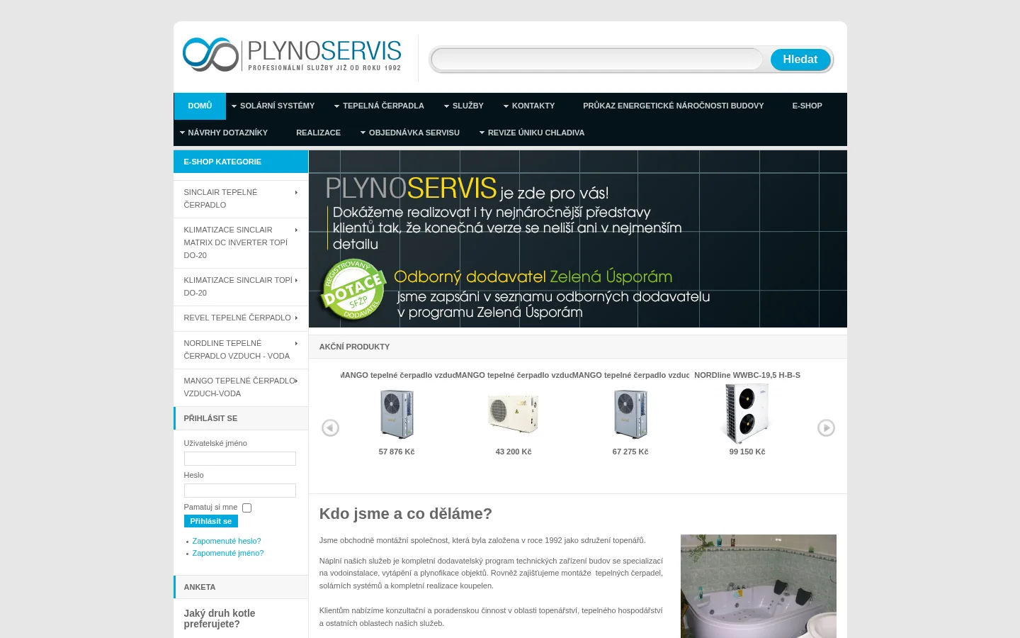 Plynoservis Kamil Kricnar website