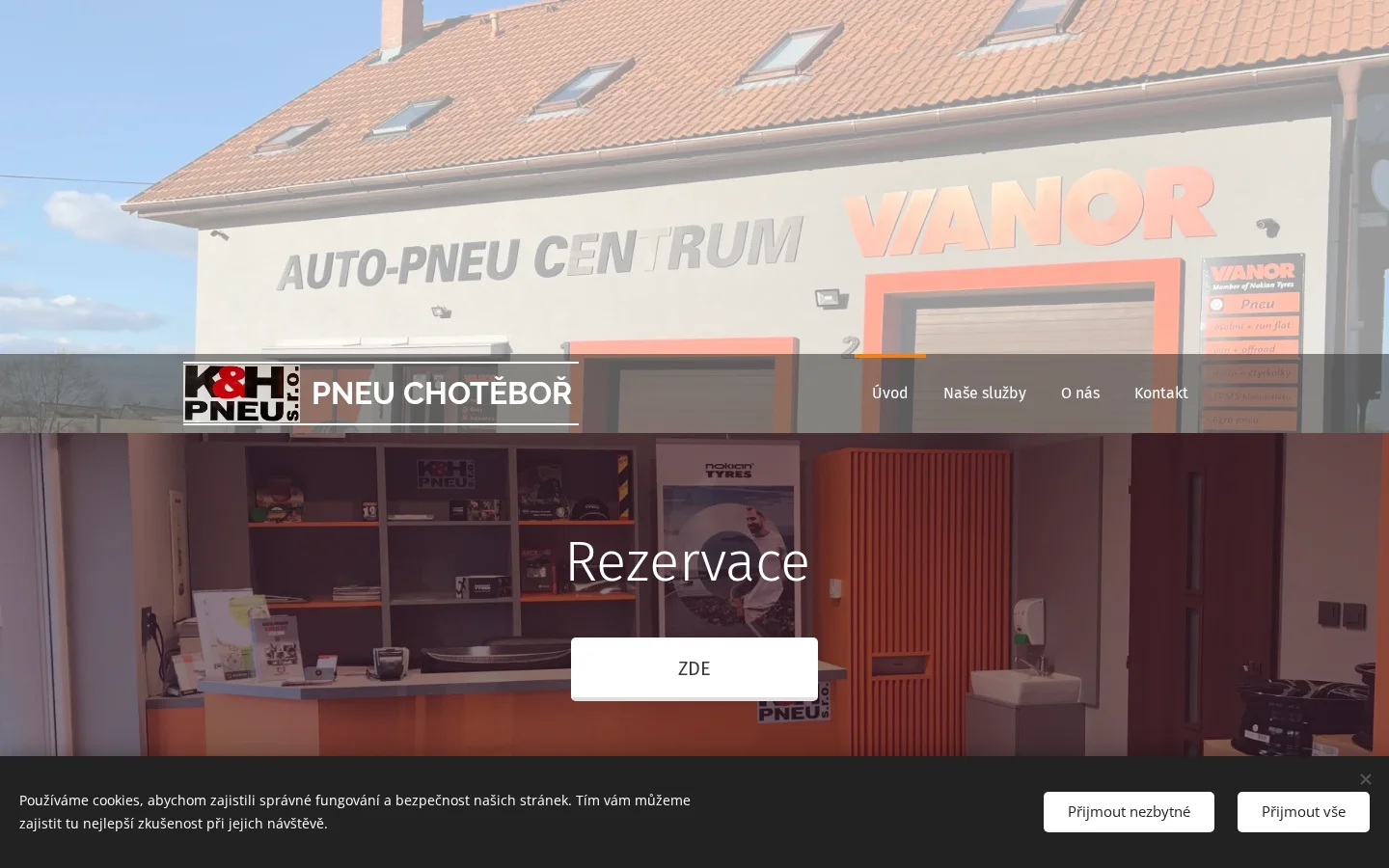 K&H pneu s.r.o. website