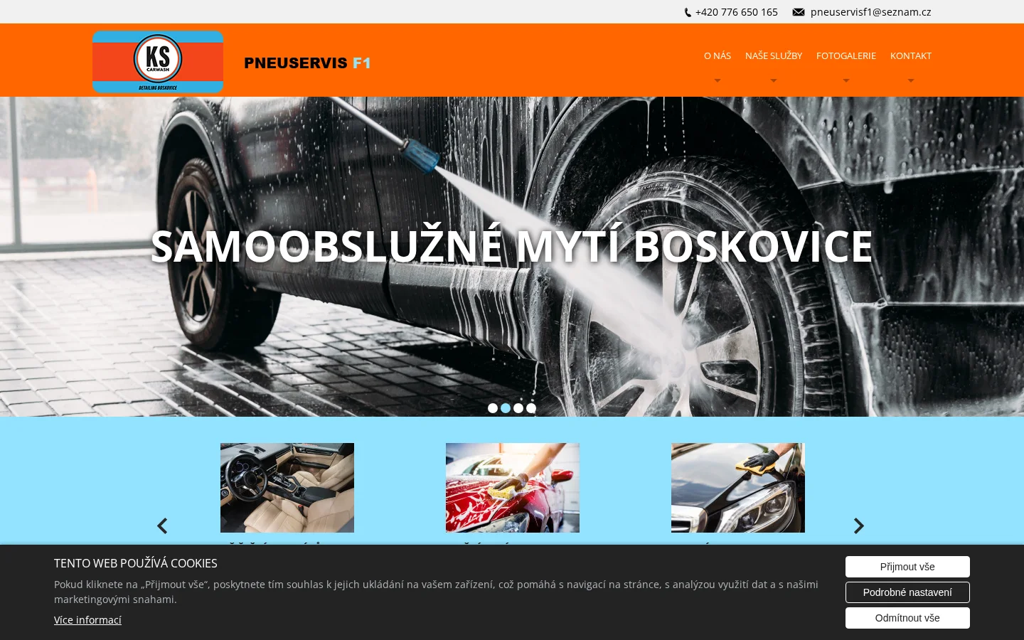 Karel Smítka - Pneuservis F1 website