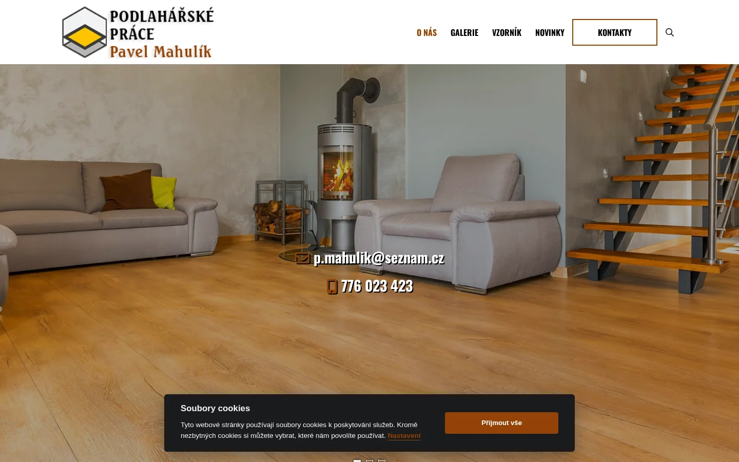 Podlahářské práce - Pavel Mahulík website