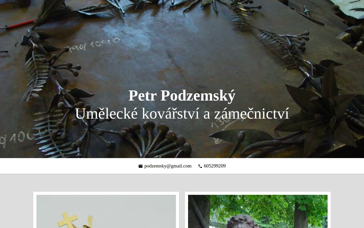 Petr Podzemský website