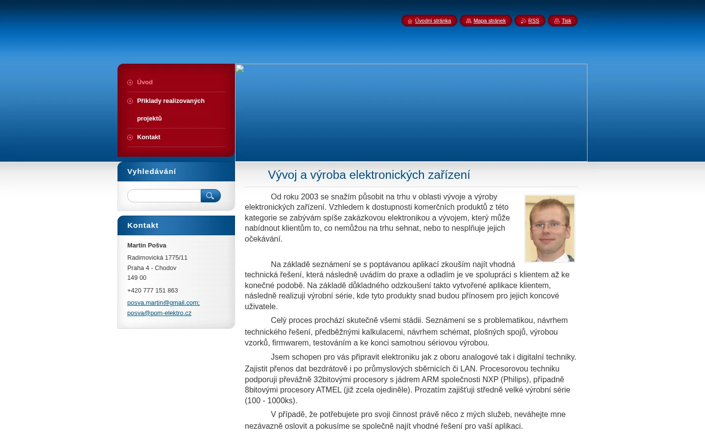 POM elektro website