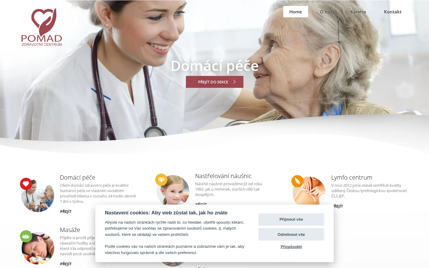 Komplexní domácí zdravotní péče Šebestová, s.r.o. website