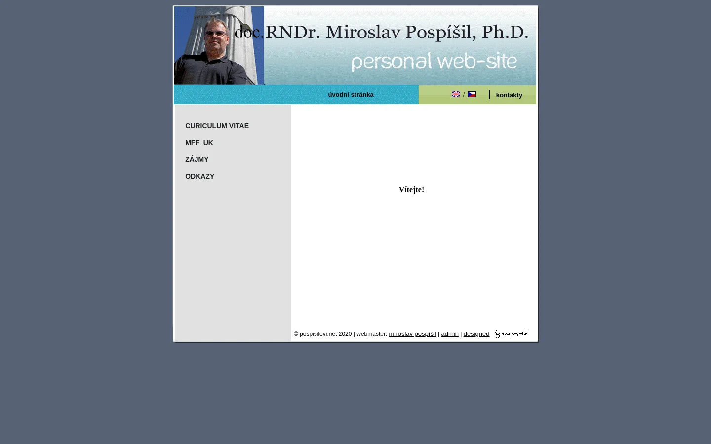 Finanční poradenství - RNDr. Miroslav Pospíšil, Ph.D. website