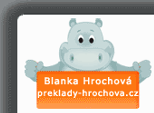 Mgr. Blanka Hrochová logo