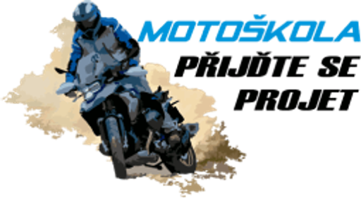 Motoškola Přijďte se projet logo