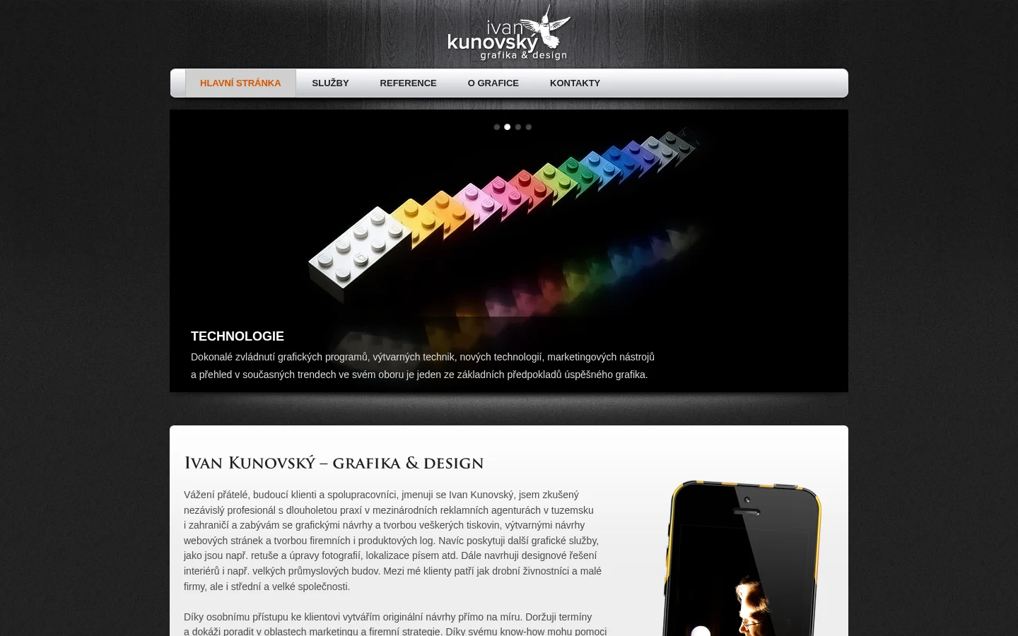 Ivan Kunovský – grafika & design website