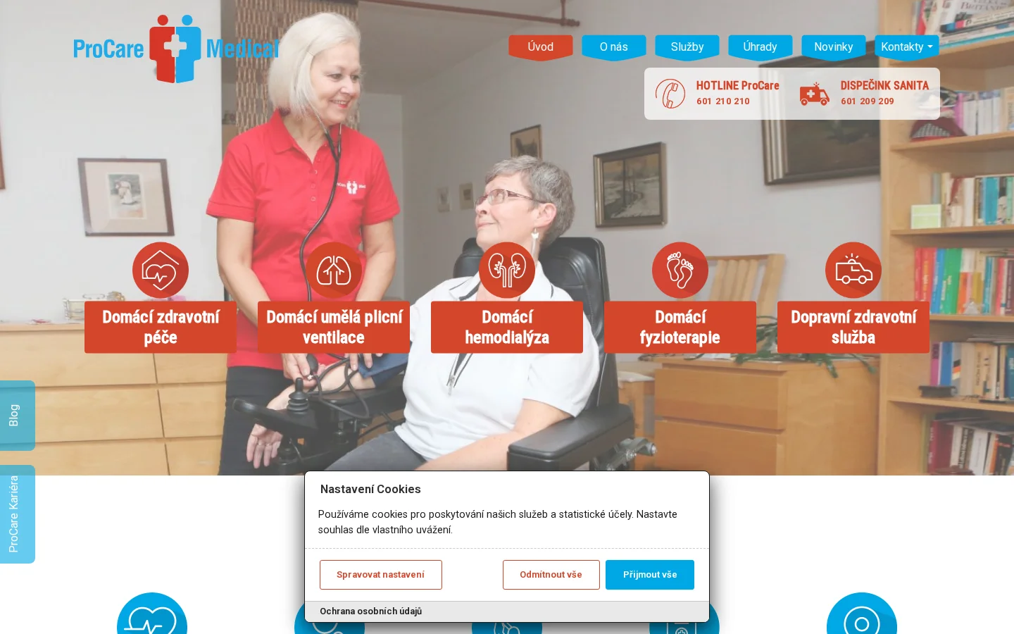 ProCare Medical s.r.o. website