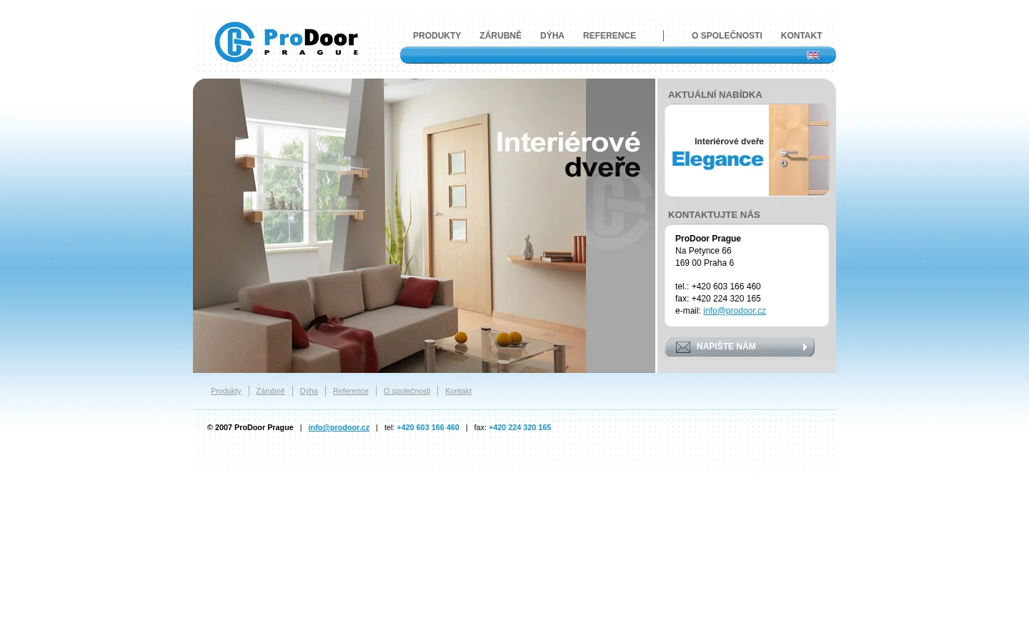 ProDoor Prague - Josef Čanda website