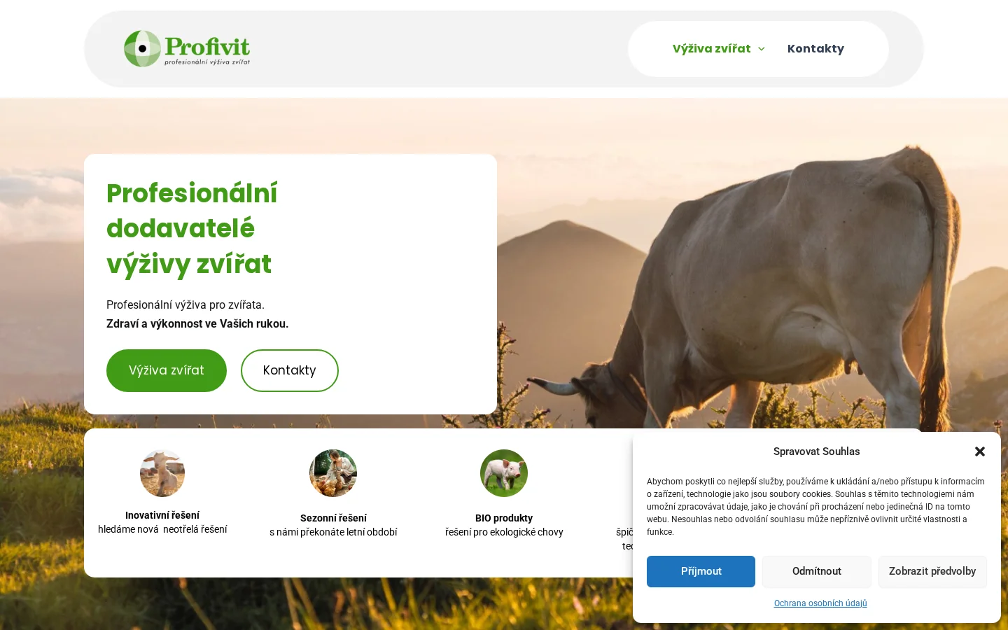 PROFIVIT, spol. s r.o. website