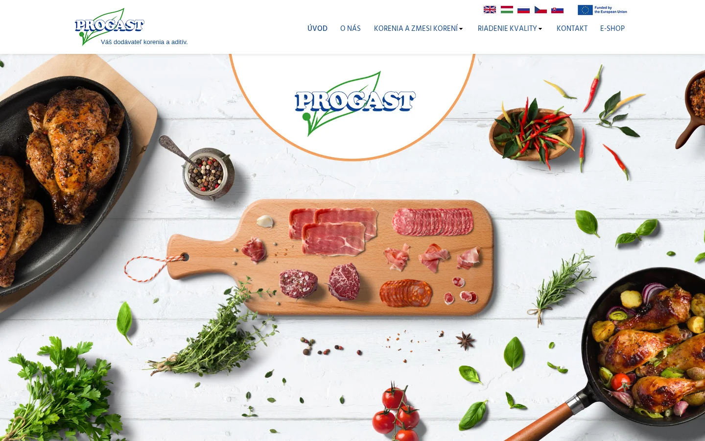 PROGAST, spol. s r.o. website