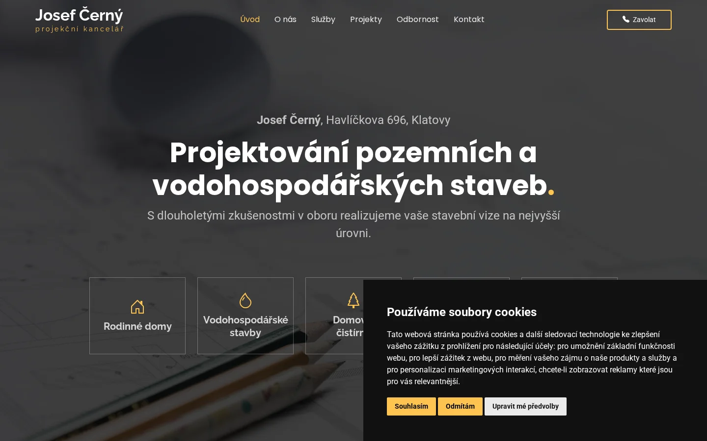 Josef Černý website