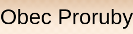 Proruby - obecní úřad logo