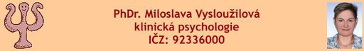 PhDr. Miloslava Vysloužilová logo