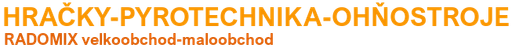 Velkoobchod hraček a pyrotechniky Radomix logo