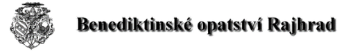 Benediktinské opatství Rajhrad logo