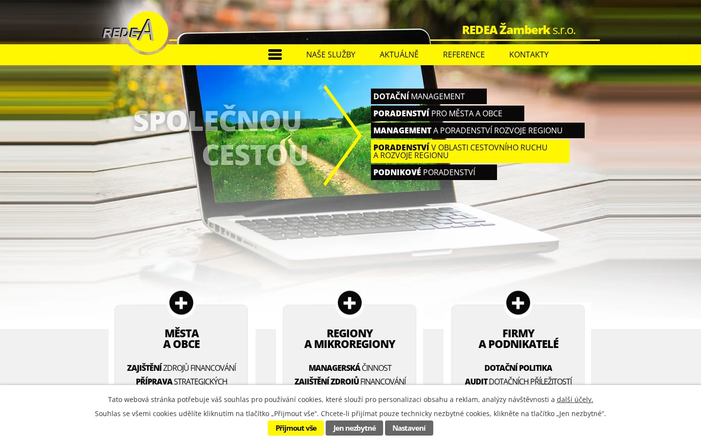 REDEA Žamberk, s.r.o. website