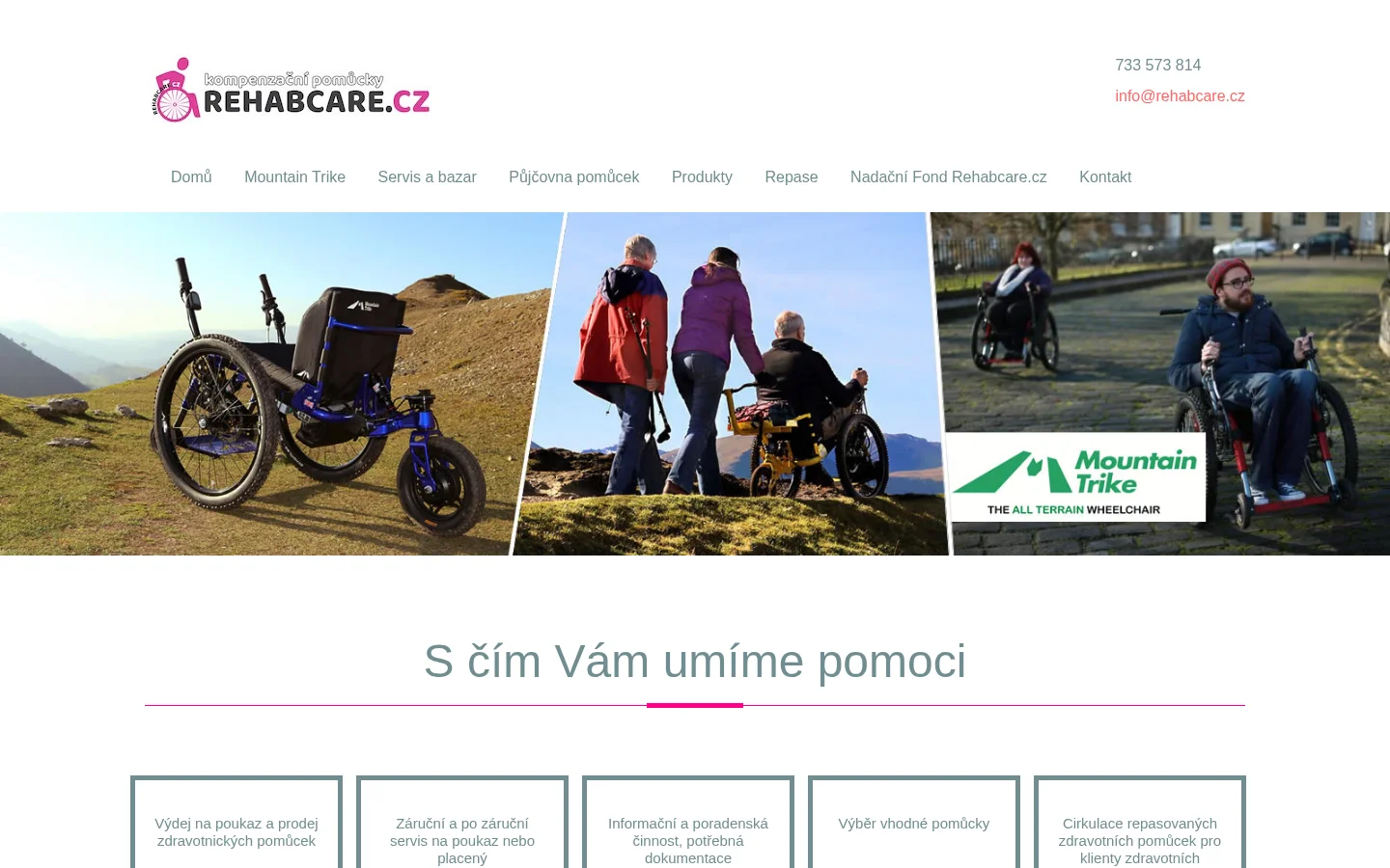 REHABCARE.CZ website
