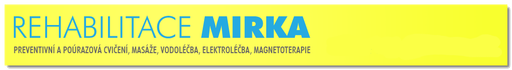 Miroslava Lebrová - Rehabilitace MIRKA logo