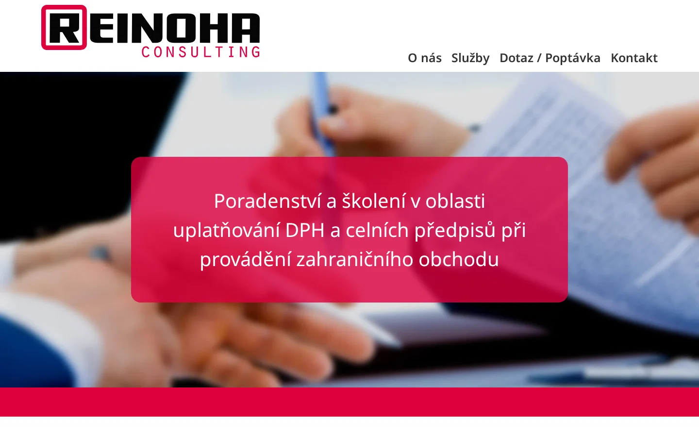 REINOHA consulting website