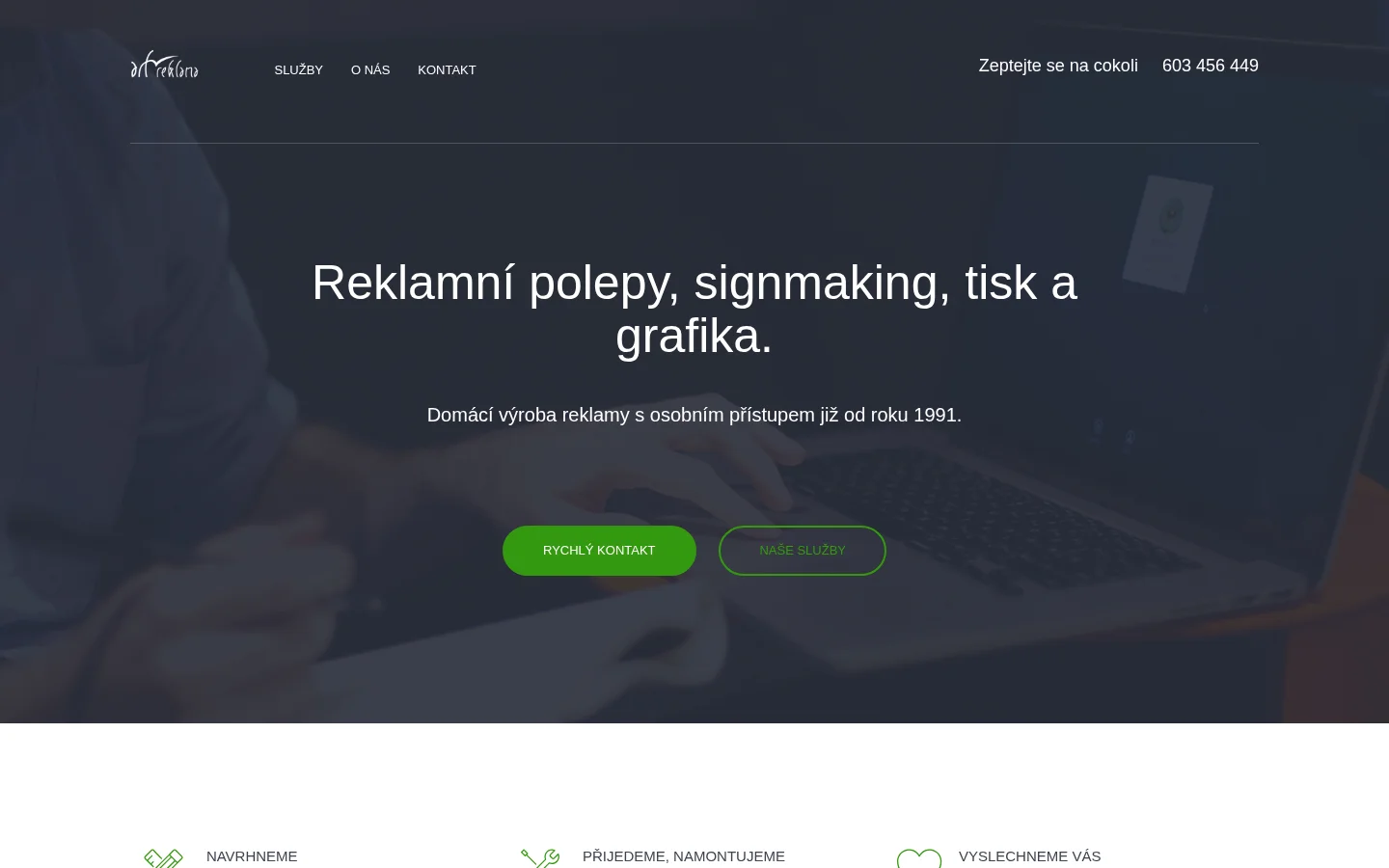 Art reklama website