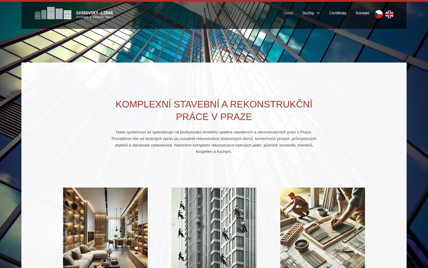Rekobyty.cz Svárovský website