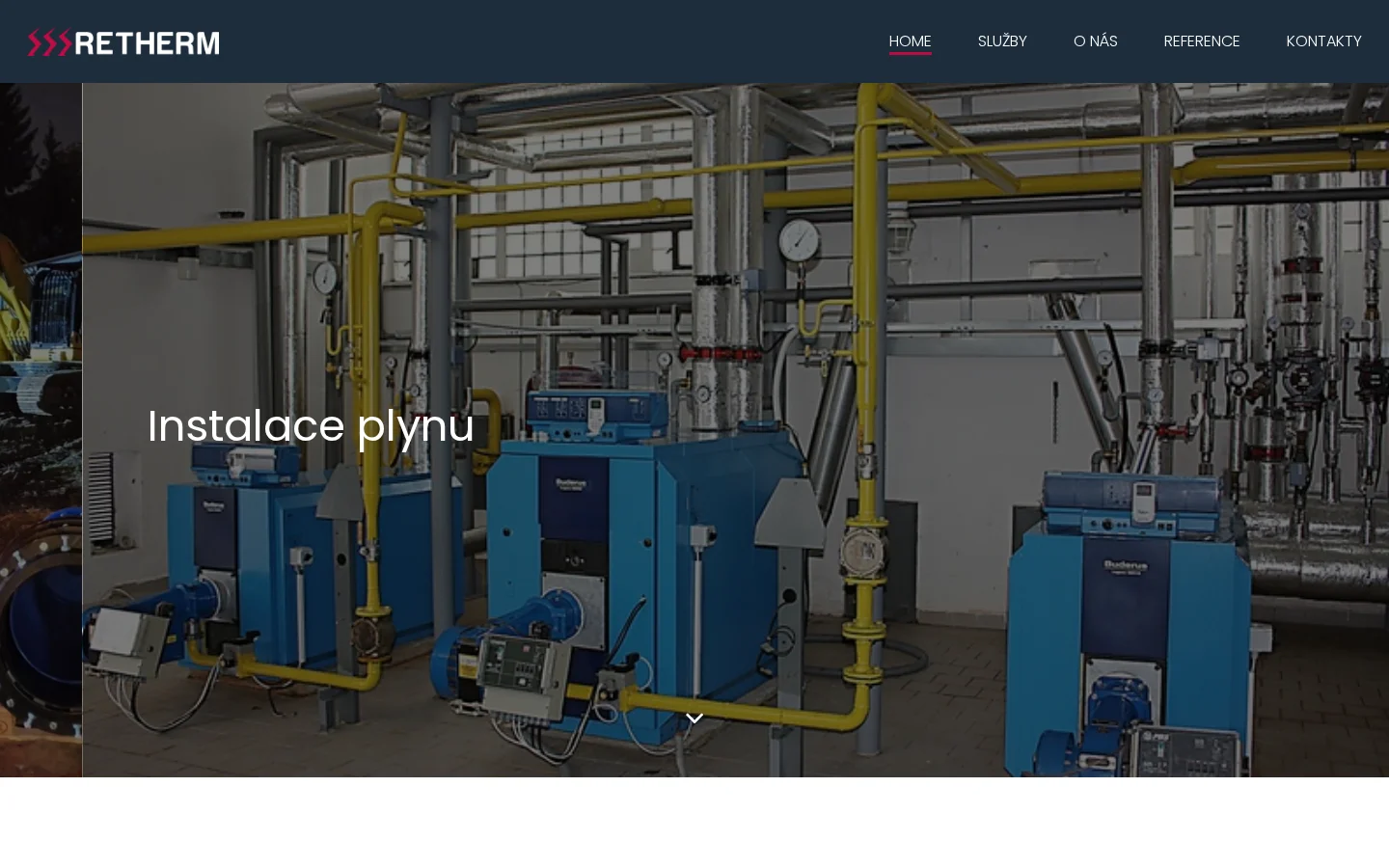 Retherm, s.r.o. website
