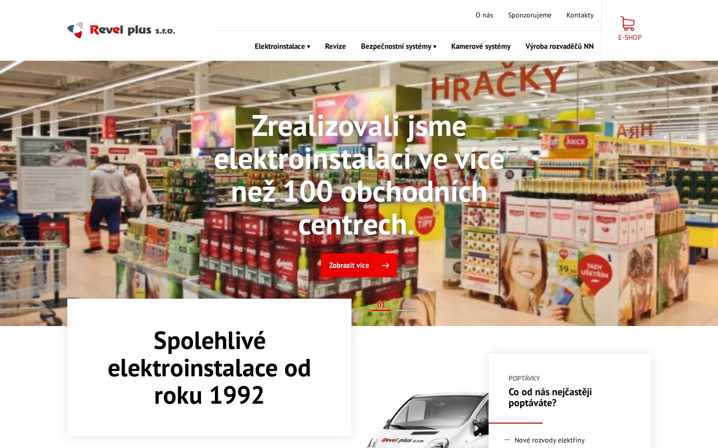 REVEL PLUS, s.r.o. website
