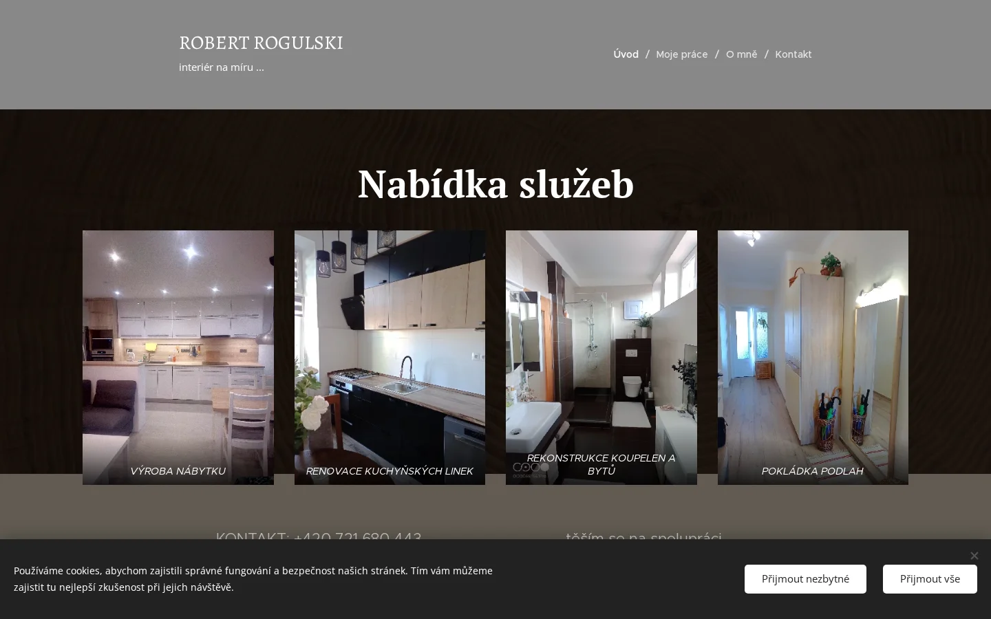 Robert Rogulski Truhlářství website