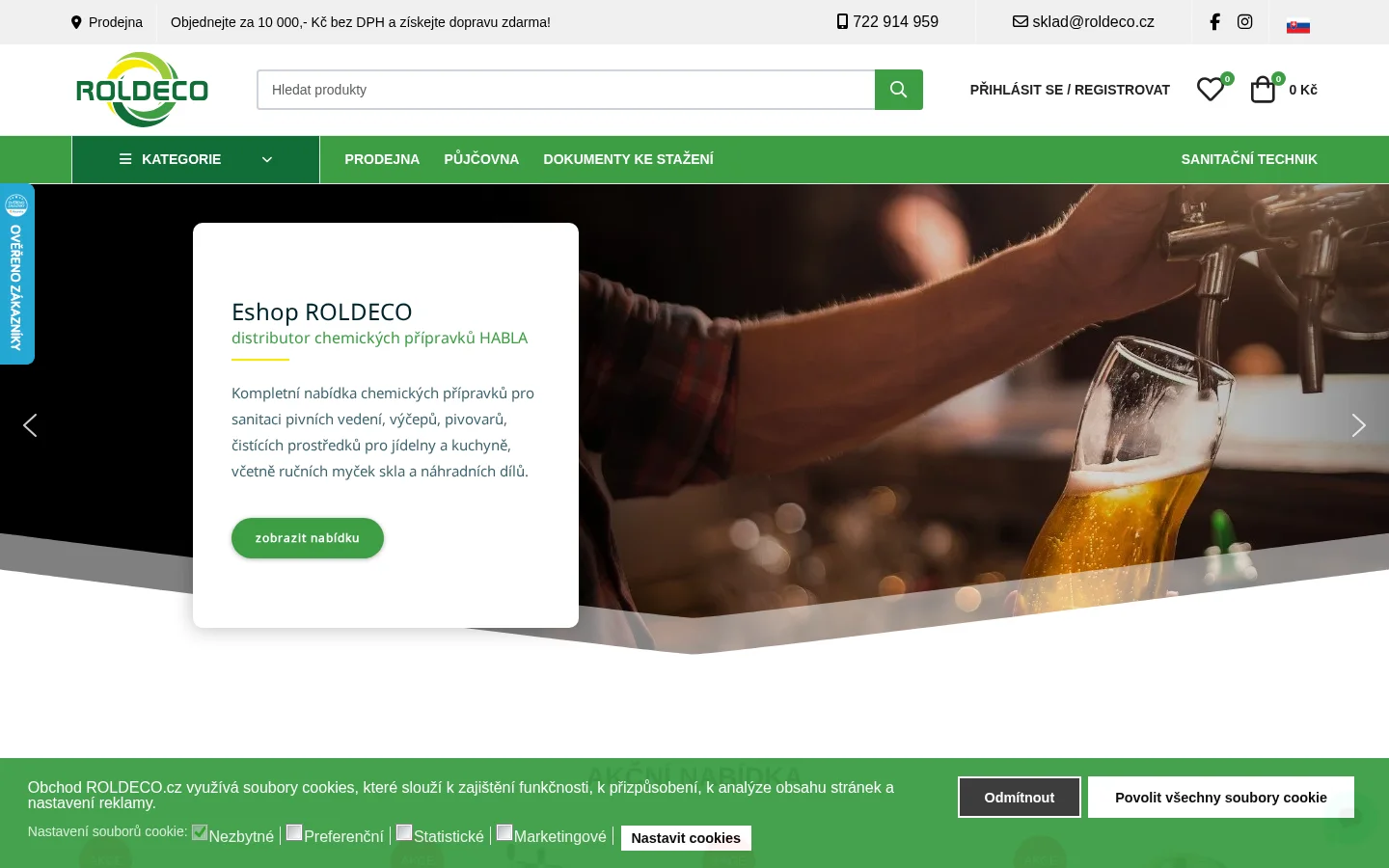 ROLDECO, spol. s r.o. website