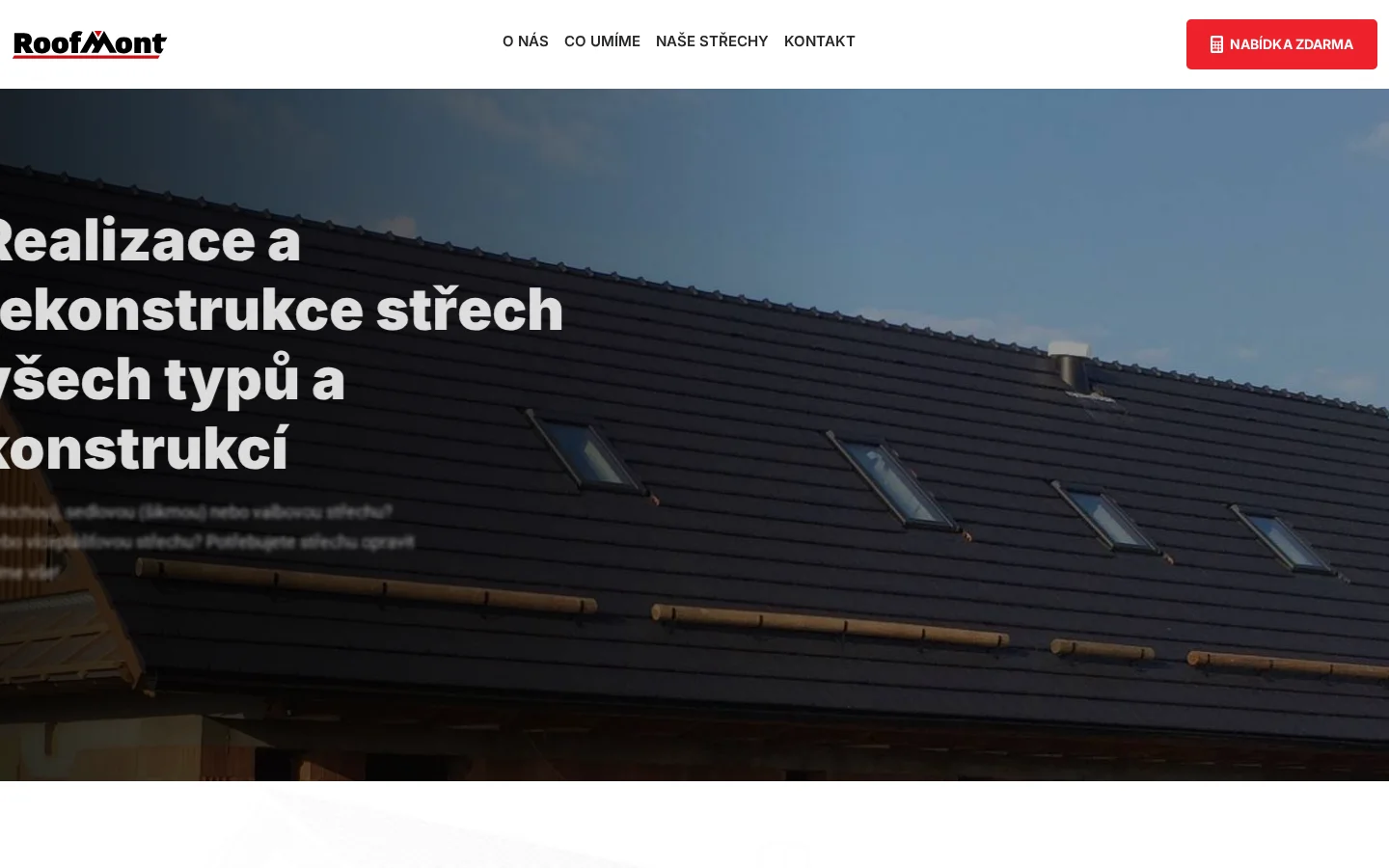 RoofMont.cz website