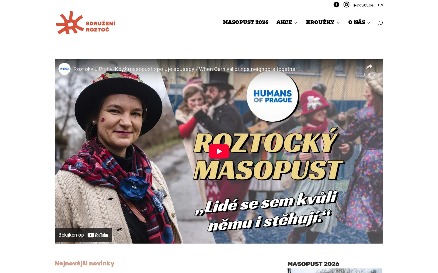Sdružení Roztoč website