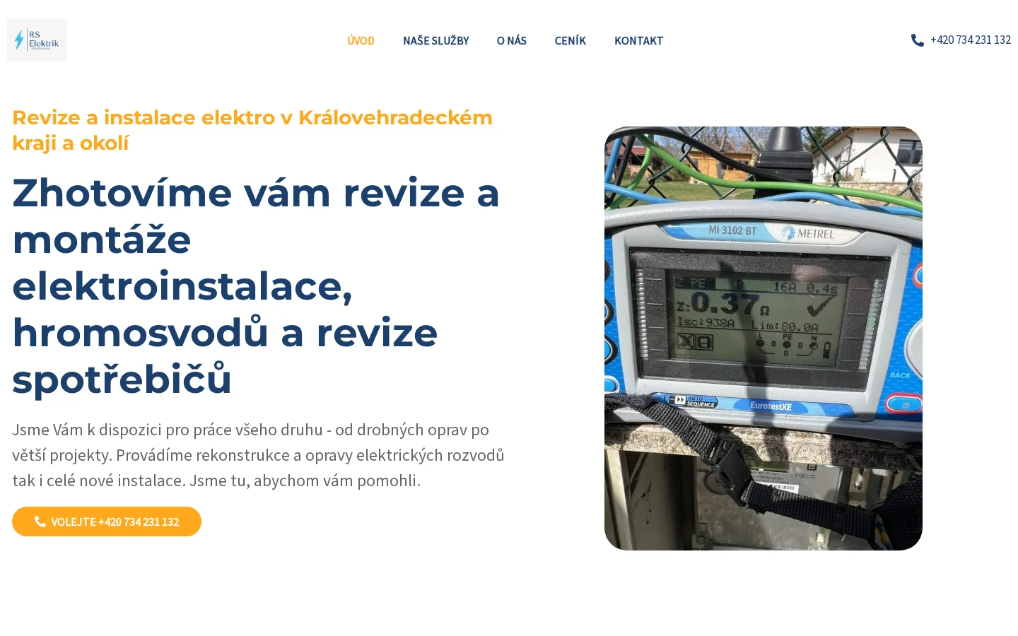 Elektro Roman Sedláček website