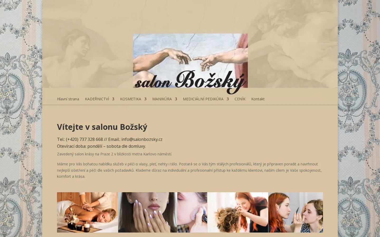 Romana Schötterlová - kadeřnictví website