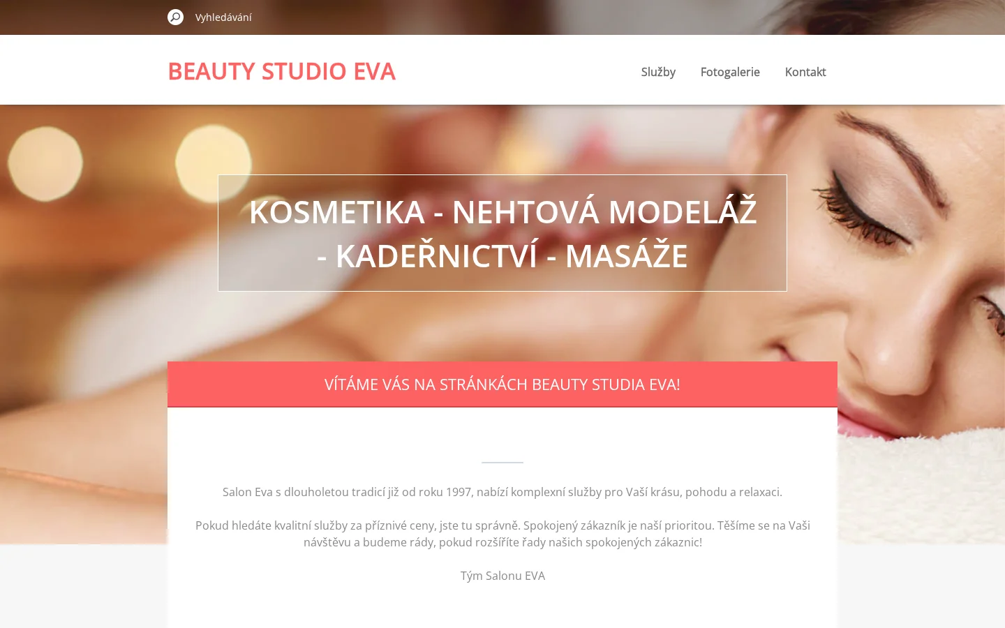 Salon Eva website