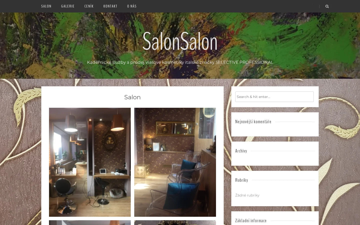 SALON SALON website