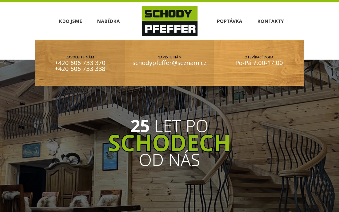 Schody Pfeffer website