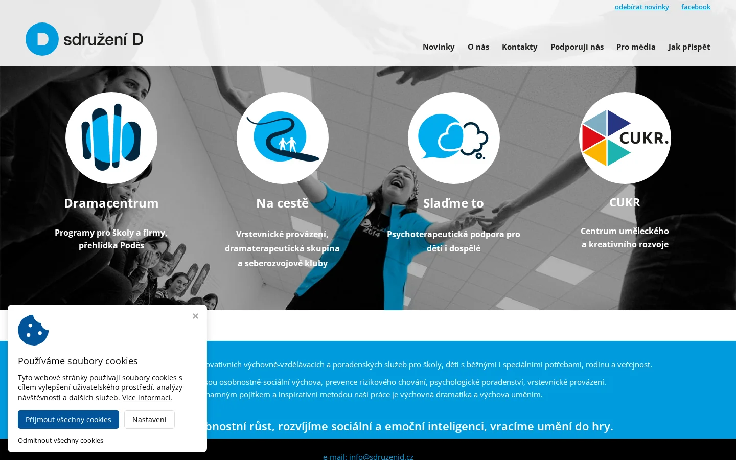 Sdružení D website