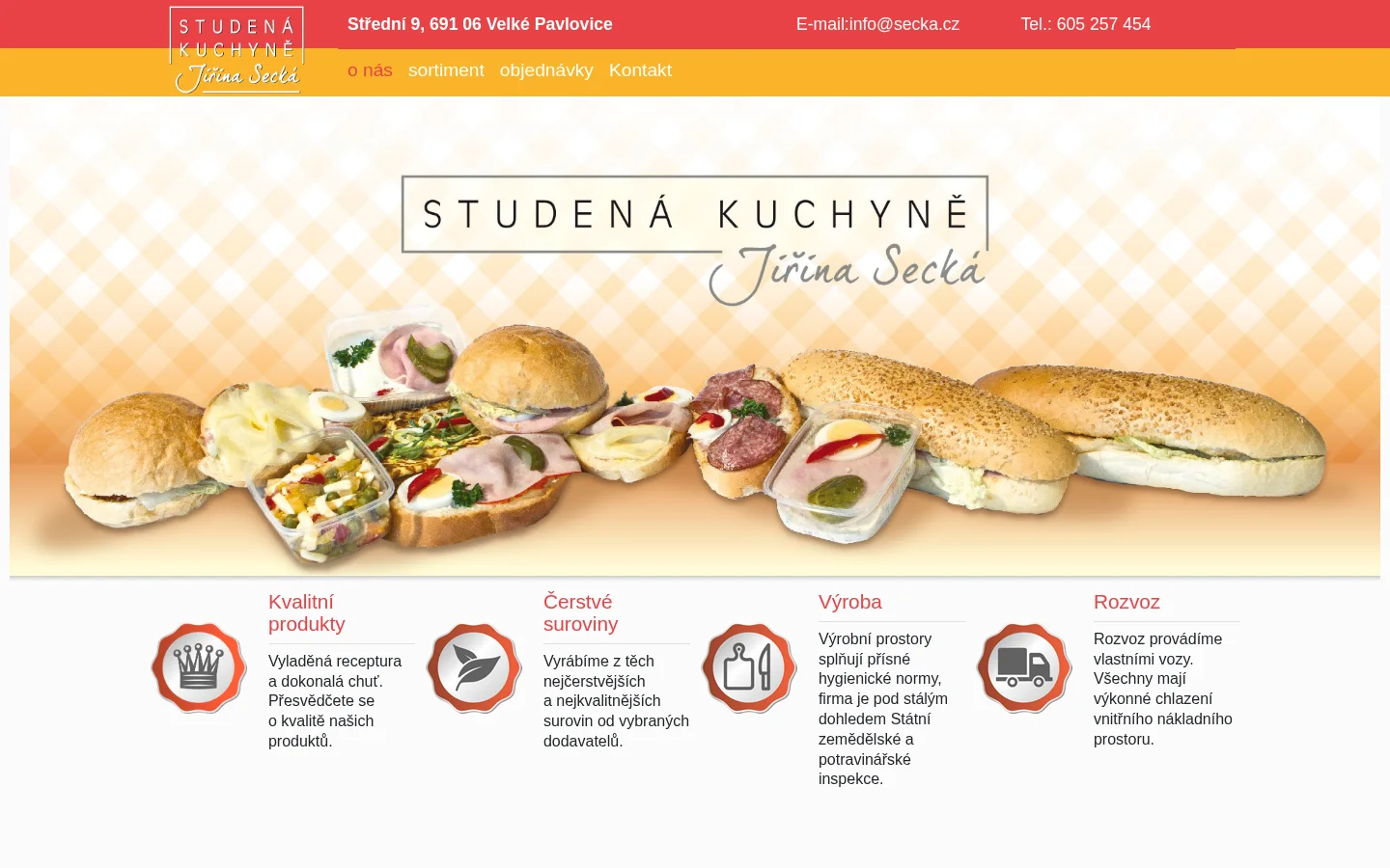 Potraviny Střední 615 website
