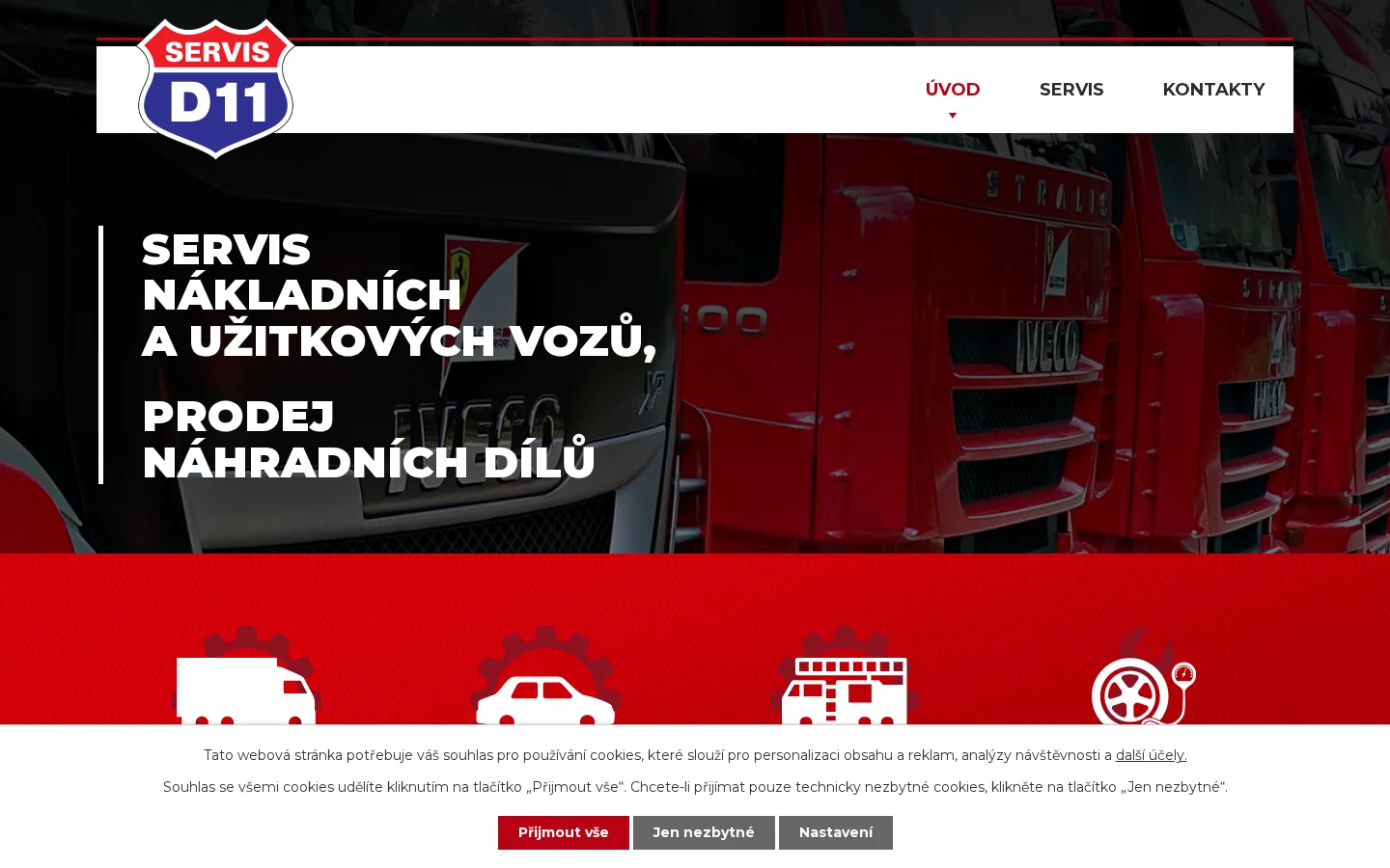 Servis D11 s.r.o. website