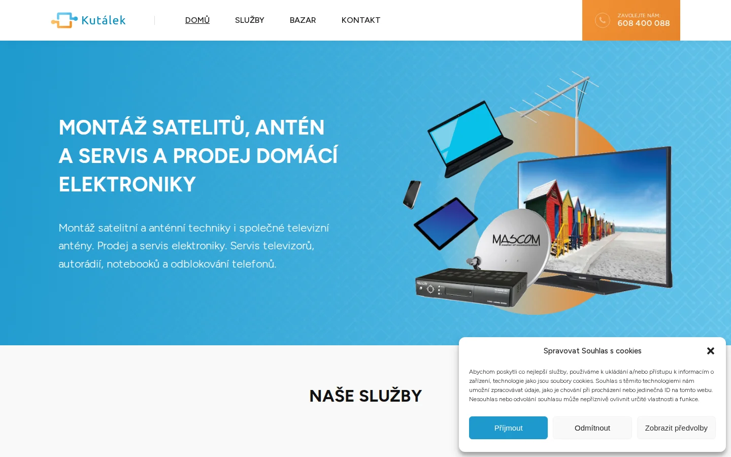 SERVIS KUTÁLEK website
