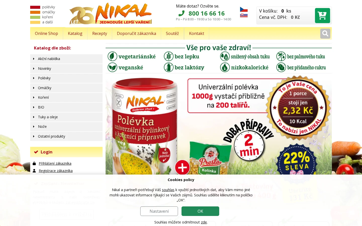 Nikal.cz website