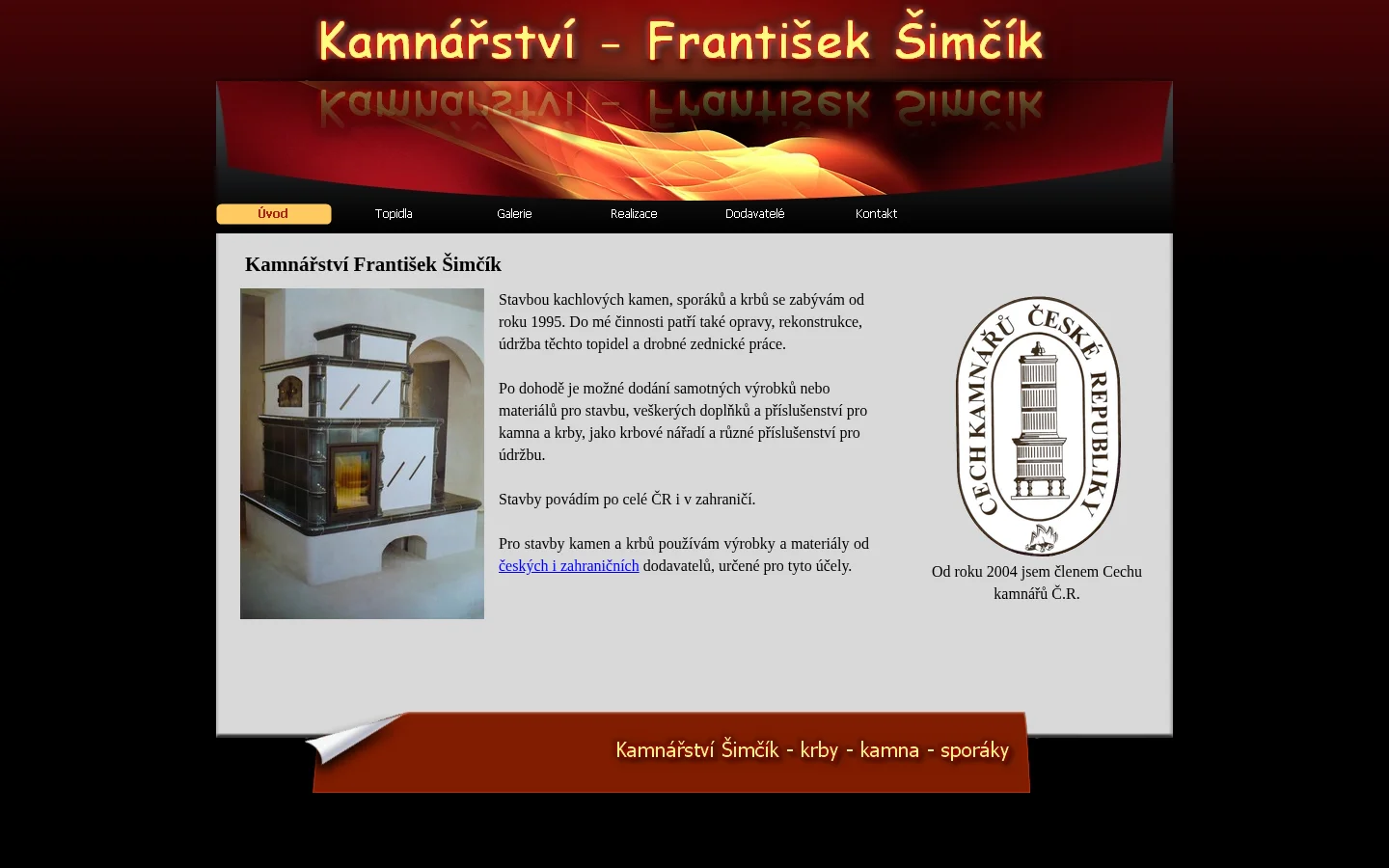 Kamnářství - František Šimčík website